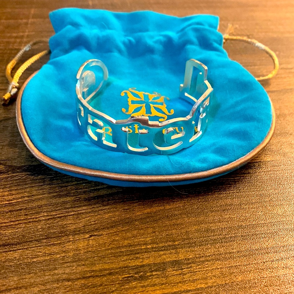 Rustic Cuff - Silver Grateful